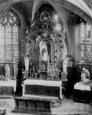 Der Altarraum der Alten Kirche in Horneburg. Bild: Siegfried Eggenstein.