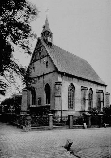 Alte Kirche Horneburg, Umfriedung 1927.
