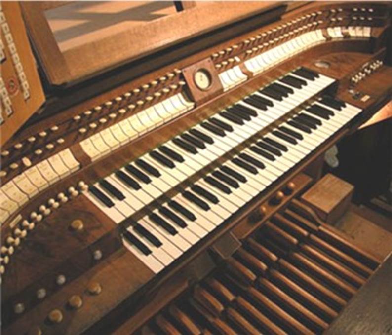 Spieltisch Steyler Orgel Oberkirche